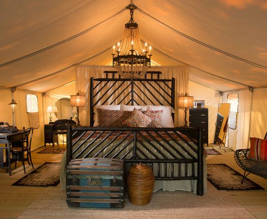 Bohemian Retreat Glamp Tent bed by Antiques on Nine