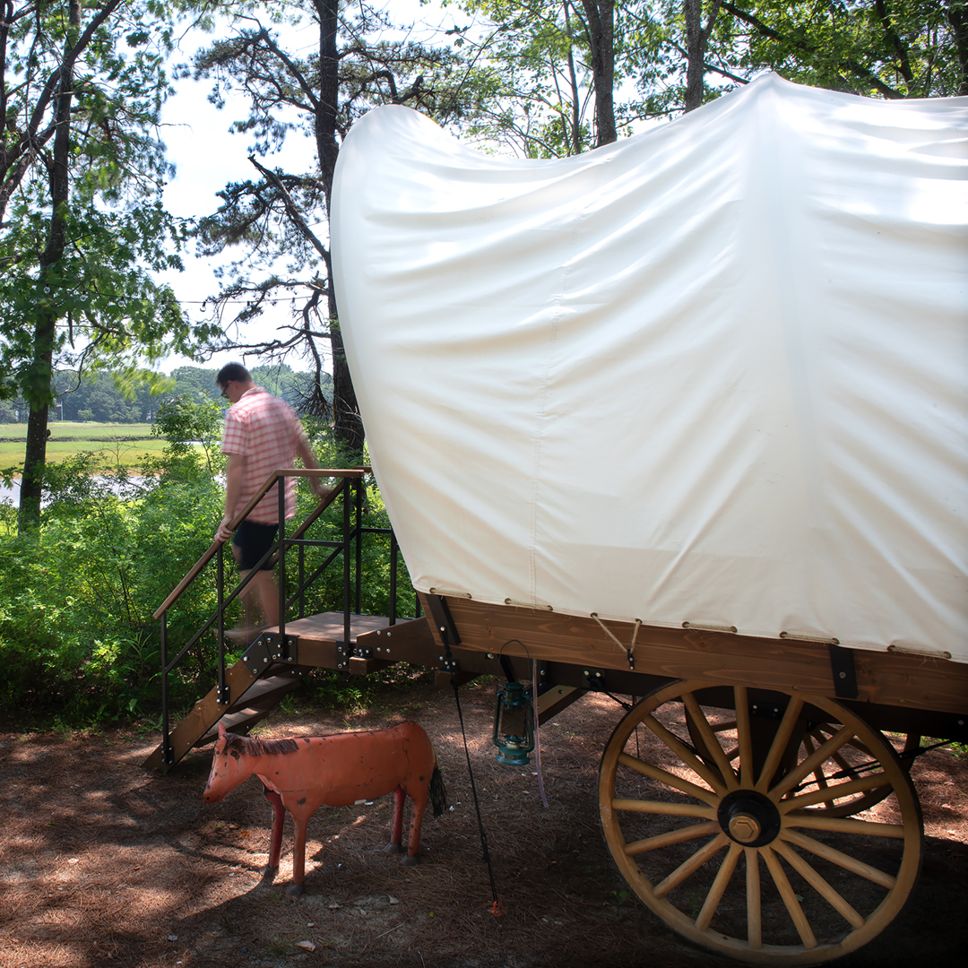 conestoga wagon Unique Retreat exterior