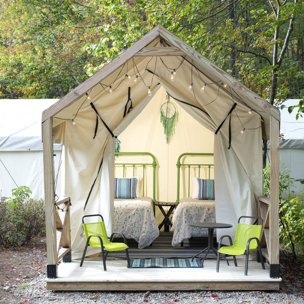 kids glamping tent