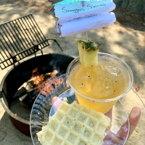 s'more and a cocktail