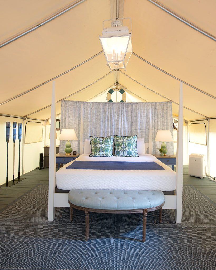 Traddewinds Glamp Tent Bed